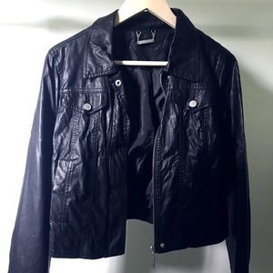 JOU JOU Faux Leather Jacket